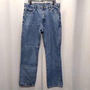 Full Blue Jeans Classic Fit Straight Leg Denim Men's Jeans 38x34 Sits At Waist